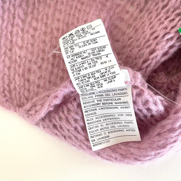 United Colours Of Benetton Knitted Open Front Mohair Cardigan - Picture 8 of 9